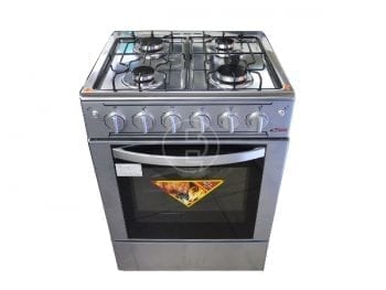 Cuisinière à gaz Astech CS60MIS - 4 feux - Inox 60x60