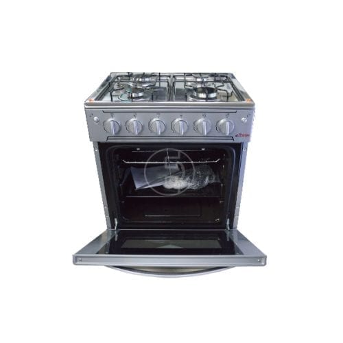 Cuisinière à gaz Astech CS60MIS - 4 feux - Inox 60x60