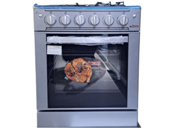 Cuisinière à gaz Astech CS60MIS - 4 feux - Inox 60x60