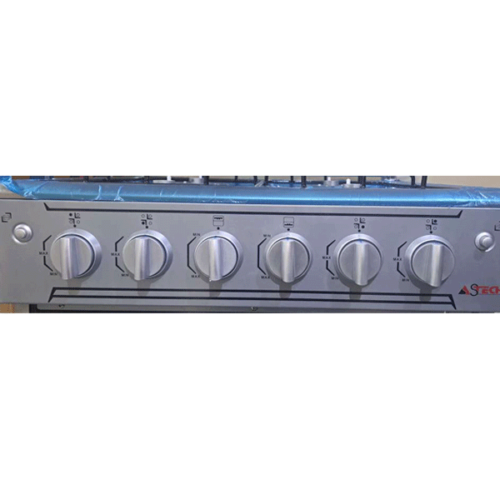 Cuisinière à gaz Astech CS60MIS - 4 feux - Inox 60x60