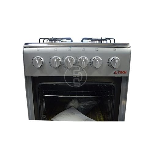 Cuisinière à gaz Astech 50x50 - 4 feux - Inox