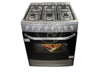 Cuisinière à gaz Astech CIS86MS 80x60 6-feux