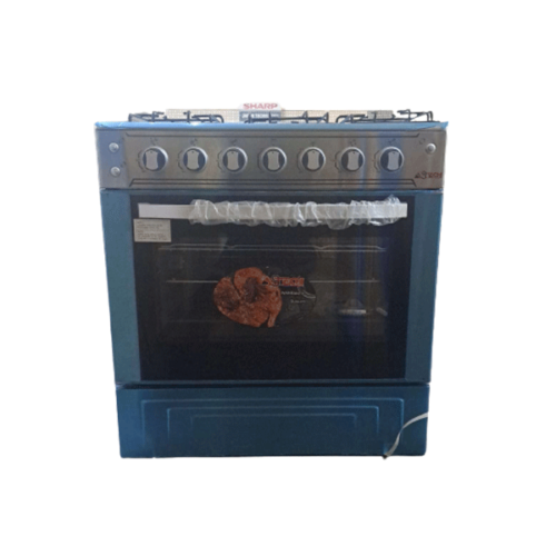 Cuisinière à gaz Astech 80MIS - 5 feux - 80X60 INOX