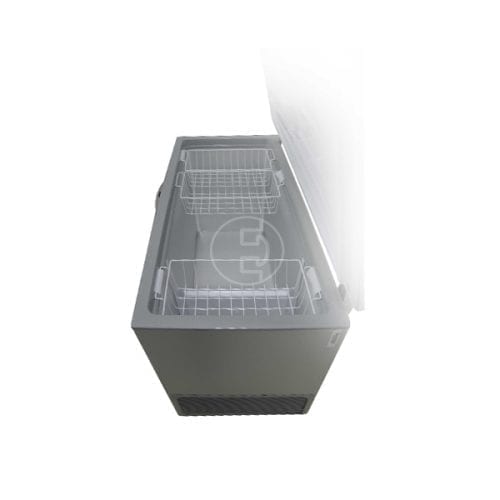 Congélateur coffre Beko HSA40502S - 374 L Silver