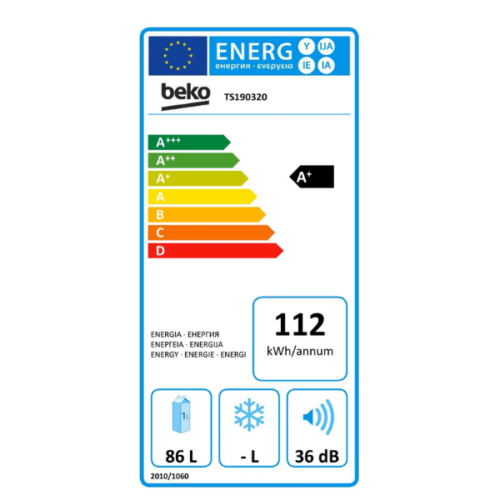 Réfrigérateur bar Beko TS190320 - 90L - A+
