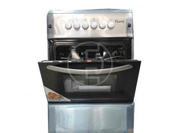 Cuisinière Ferre F6S40G2 - 4 feux INOX avec grill