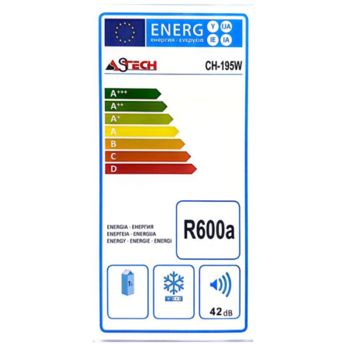 Congélateur horizontal Astech CH-195W - 195L