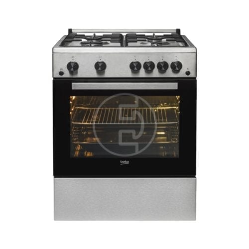 Cuisinière Beko FSGT62110DXO 60x60 - 4 feux