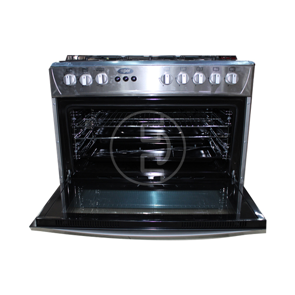 Cuisinière à gaz Xper GF90X50 5 feux INOX Electromenager Dakar