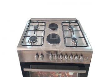 Cuisinière mixte Haier HCR6042EES - 6 feux