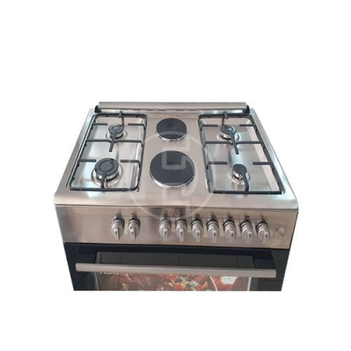 Cuisinière mixte Haier HCR6042EES - 6 feux