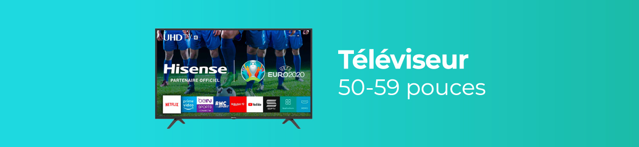 Téléviseur Continental 55" Smart TV-android tv