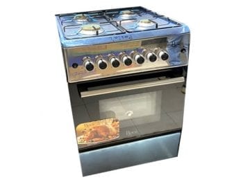 Cuisinière à gaz Roch 60x60- 4 feux-full option