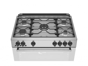 Beko GGR15115DXNS Gas Cooker - 5 burners