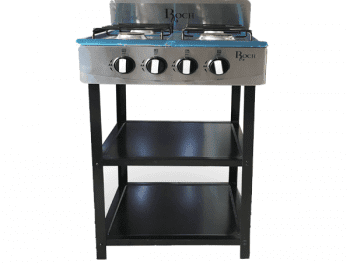 ROCH PLAQUE A GAZ FUEX 50 X 50 SUR PIED