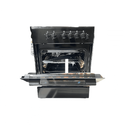 Cuisinière à gaz Haier HCR2040EGB - 4 feux - 60x60