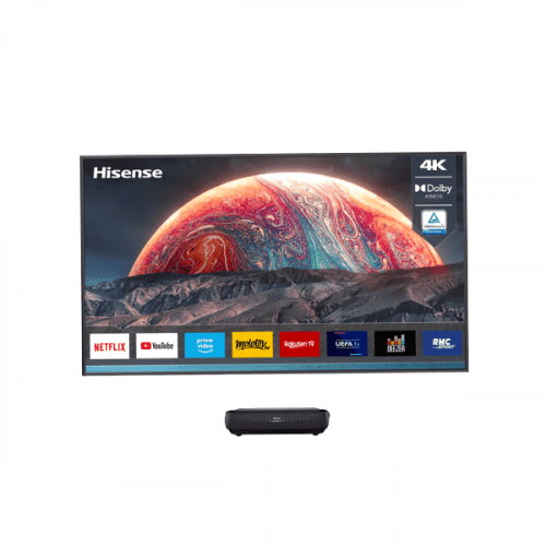 Téléviseur laser 120" Hisense- 4K Ultra HD
