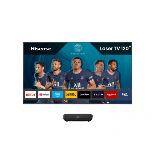 Téléviseur laser 120" Hisense- 4K Ultra HD