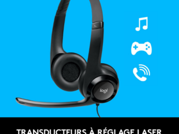 Casque USB Logitech H390 – Son Stéréo Numérique & Micro Antiparasite pour PC/Mac