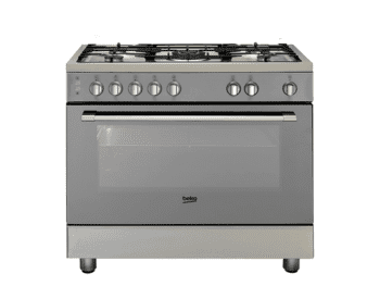 Cuisinière à gaz Beko GG15121DXPR - 5 feux INOX