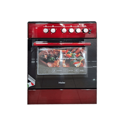 Cuisinière à gaz Haier HCR2040EGR - 4 feux - 60x60