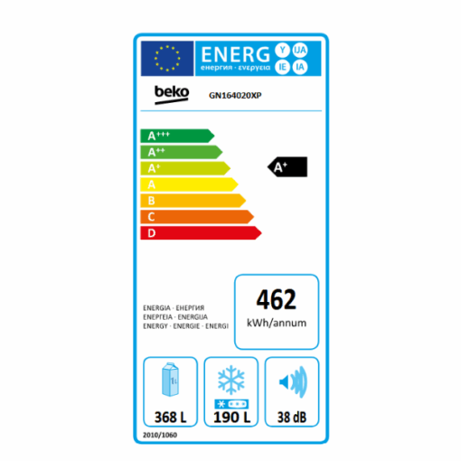 Réfrigérateur side-by-side Beko GN164020XP - 558 L