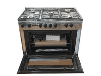 Cuisinière à gaz Roch 90x60 - 5 feux-FULL OPTIONS