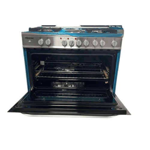 Cuisinière mixte Hisense HFS942GEES - 4 feux + 2 plaques