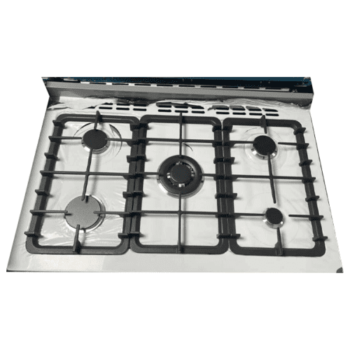 Cuisinière à gaz Hisense HFS90GA5ES - 5 feux - Four électrique