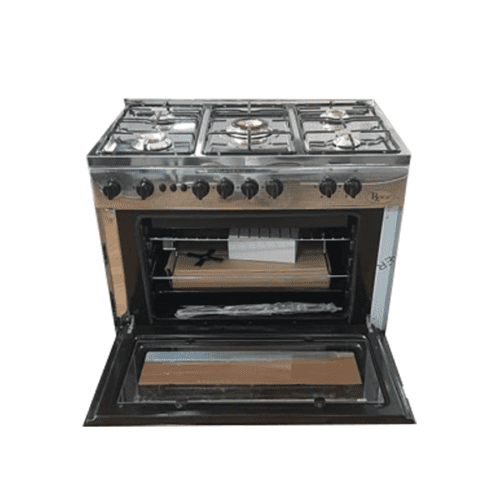 Cuisinière à gaz Roch 90x60 - 5 feux-FULL OPTIONS