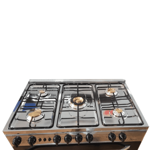 Cuisinière à gaz Roch 90x60 - 5 feux-FULL OPTIONS