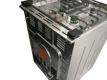 Cuisinière à gaz Hisense HC63112A - 4 feux Four électrique