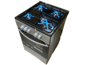 Cuisinière à gaz Elactron EL5050 - 4 feux - 50 cm