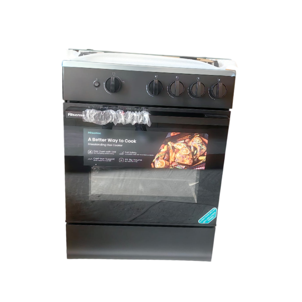 Cuisinière à gaz Hisense HFG601(21X/22B)- 60X60 - 4 feux Cuisinière à gaz Hisense HFG601(21X/22B)- 60X60 - 4 feux