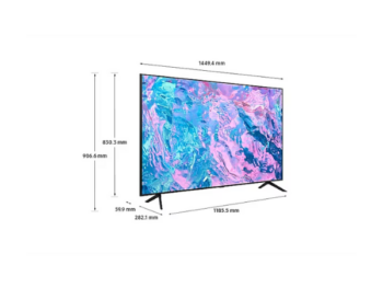 Téléviseur Samsung 65" CU7000  CRYSTAL UHD Smart TV 4K