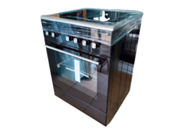 Cuisinière à INDUCTION TECNOLUX- 66FSXVTC-4 feux électriques-60X60-NOIR