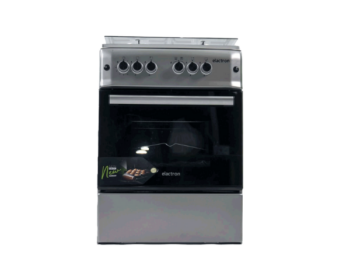Cuisinière à gaz elactron- 4FEUX 60X60 INOX  EL5757