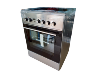Cuisinière à INDUCTION TECNOLUX- TCX66FSXVTC-4 feux électriques-60X60-NOIR