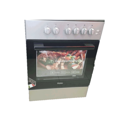 Cuisinière à gaz Haier HCR2040EGSB - 4 feux - 60X60