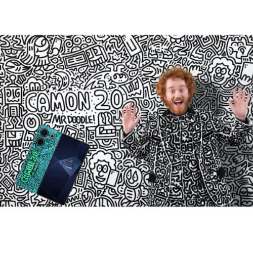 Tecno CAMON 20  - 256 Go - RAM 8 Go - 5000mah - DOODLE EDITION