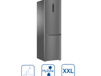 Réfrigérateur combiné HAIER HDR3619FNMN -354 L-NO FROST-3T