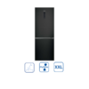 Réfrigérateur combiné HAIER HDR3619FMPB -354 L-NO FROST-BLACK-3T