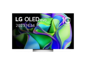 Téléviseur LG 77" OLEDC34LA - Smart TV 4K