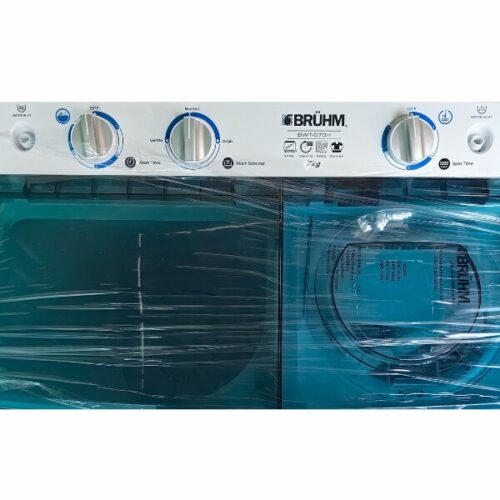Machine à laver semi-automatique BRUHM- BWT-070H - 7KG