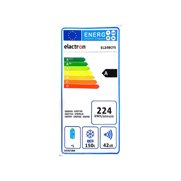 Congélateur horizontal Elactron EL248CFS - 150L - Gris Congélateur horizontal Elactron EL248CFS - 150L - Gris