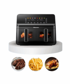 Air fryer - Friteuse à air Hisense H08AFBK2S1 - 4+4L - 2700W - Double panier