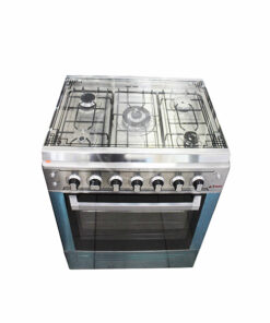 Cuisinière à gaz Astech 80MIS - 5 feux - 80X60 INOX