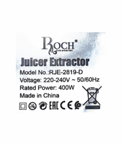 Extracteur de jus électrique Roch RJE-2819-D - 400W