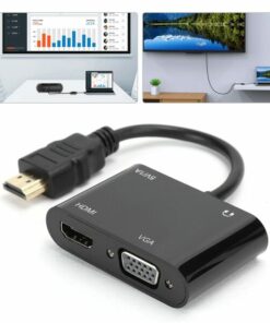 Convertisseur HDMI vers HDMI + VGA RS-HDHDVGA