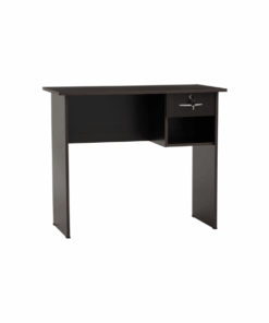 Table de Bureau ECO 3' finition Light Cappuccino 1119027- (1 tiroirs + espace de rangement)